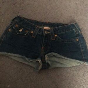 True Religion Jean shorts